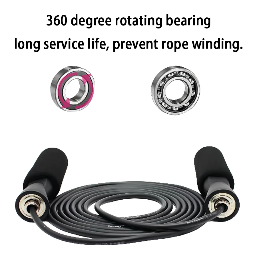 1 шт. регулируемая длина стальная проволока скакалка для бокса скорости прыжки