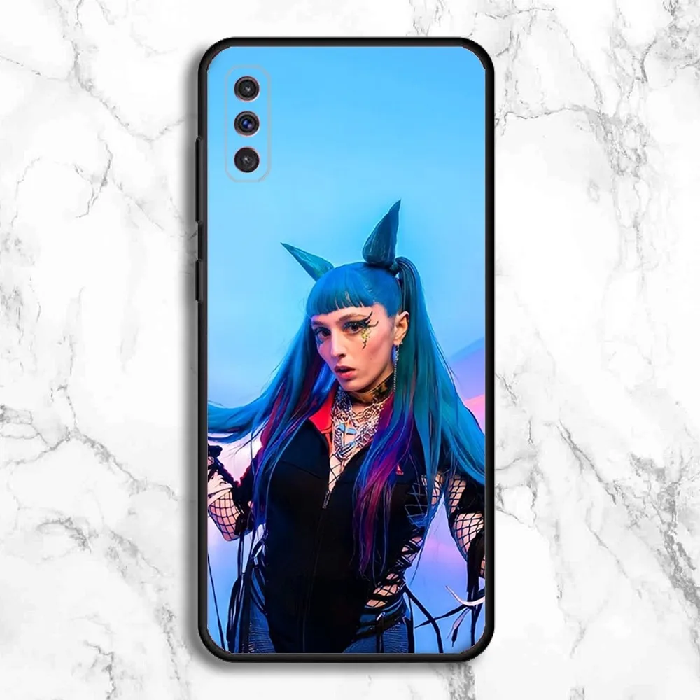 Чехол для телефона Singer A-Ashnikko Samsung Galaxy A13 A21s A22 A31 A32 A52 A53 A71 A80 A91 мягкий черный чехол