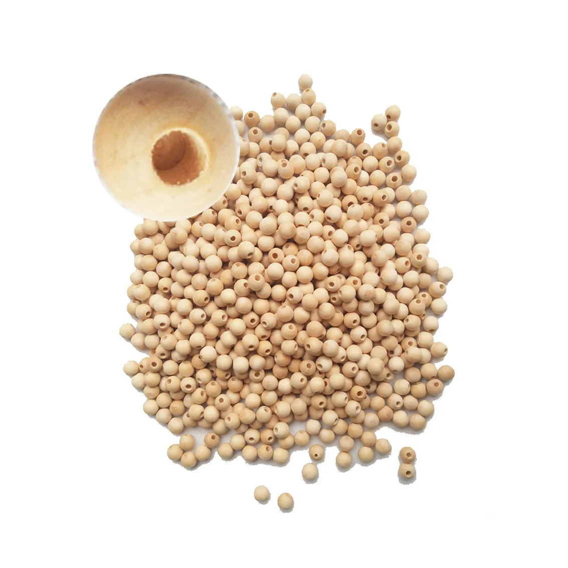 5-10 шт. диаметр 10 мм-30 мм деревянные шарики с половиной отверстия основные цвета