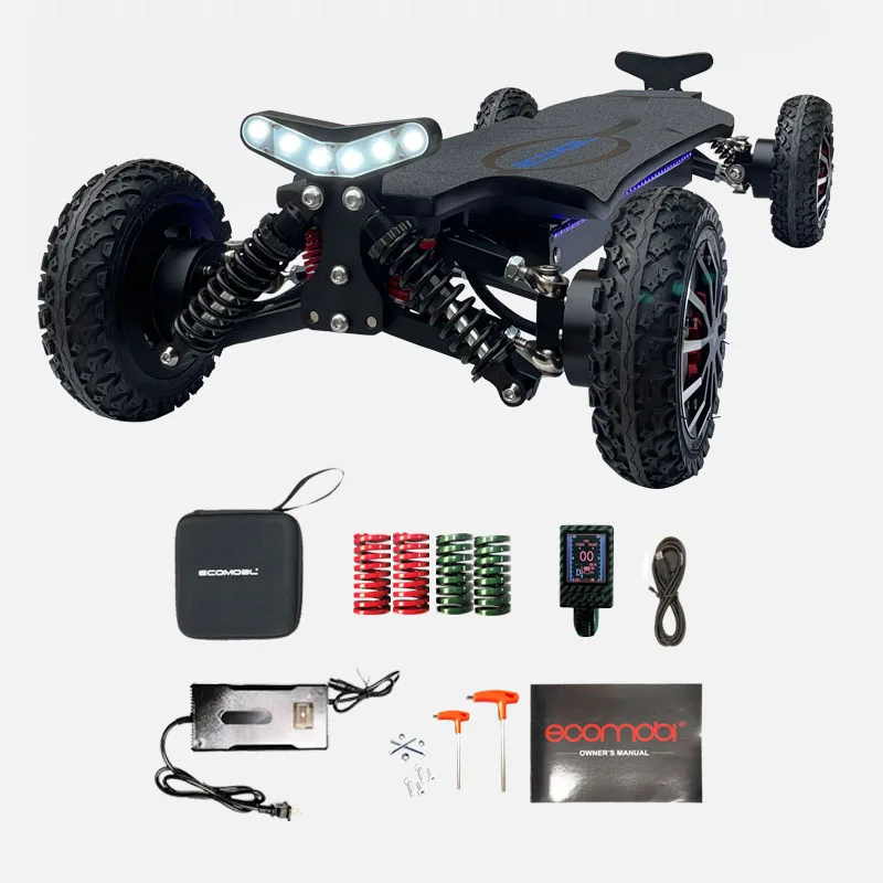 Ecomobl M24 4WD — настоящий внедорожный электрический скейтборд |