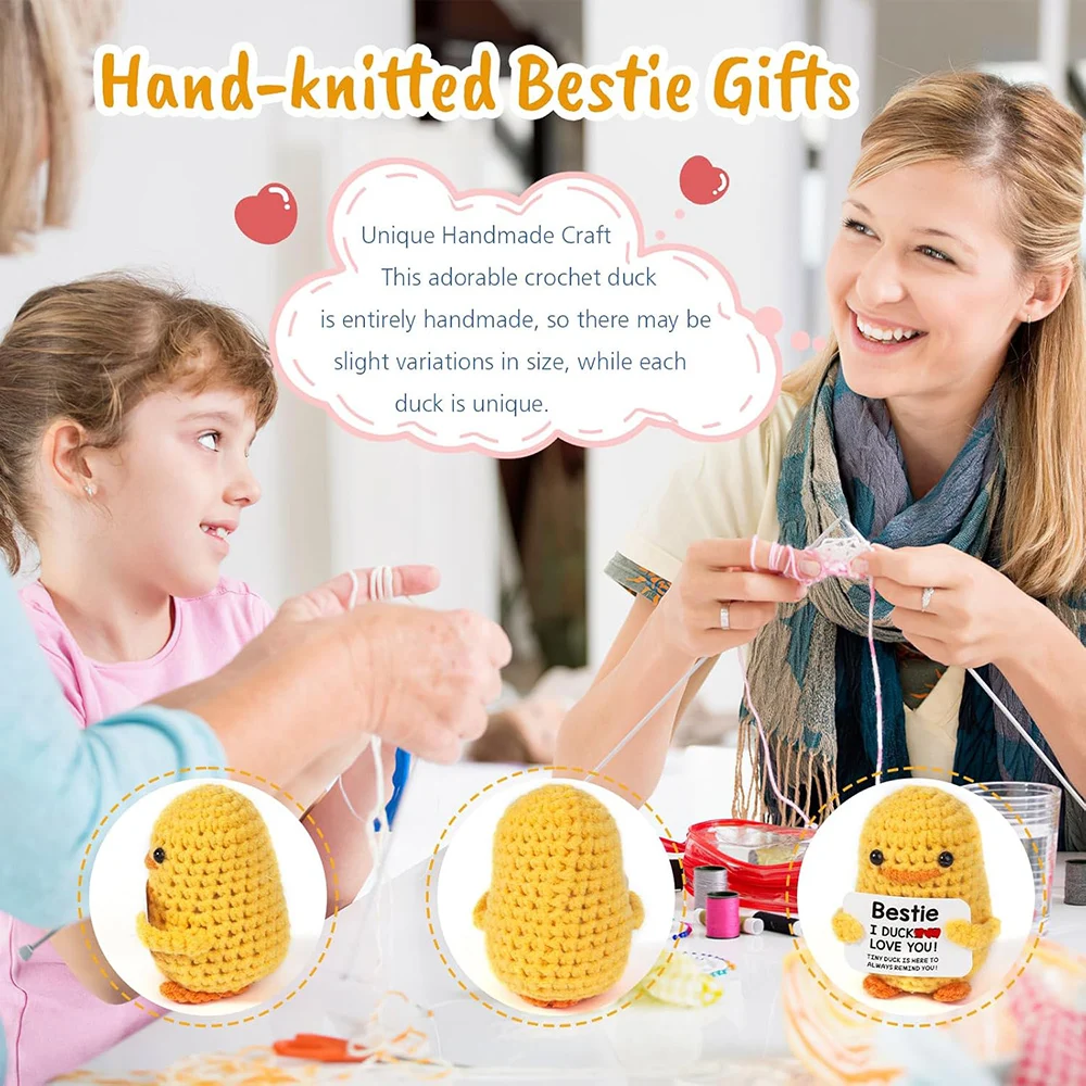 Милая ручная работа позитивная энергетическая утка орнамент подарок для