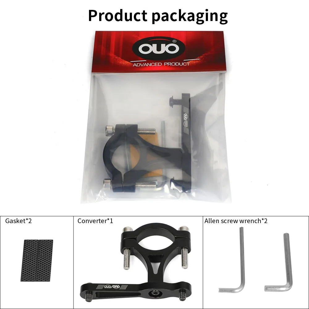Фото OUO велосипедный держатель для бутылки адаптер CNC алюминиевый MTB дорожный велосипед основание для бутылки с водой регулируемые адаптеры для ... №4