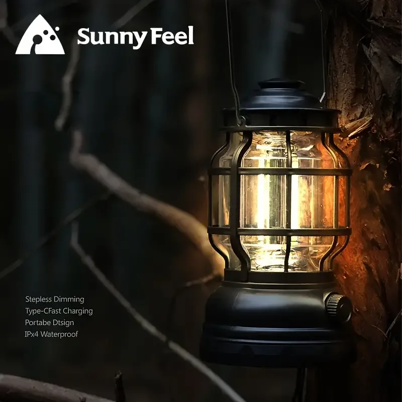 

Портативный туристический фонарь HMTX SunnyFeel, уличный Водонепроницаемый аварийный светильник с кнопкой для ночной рыбалки, путешествий, барбе...