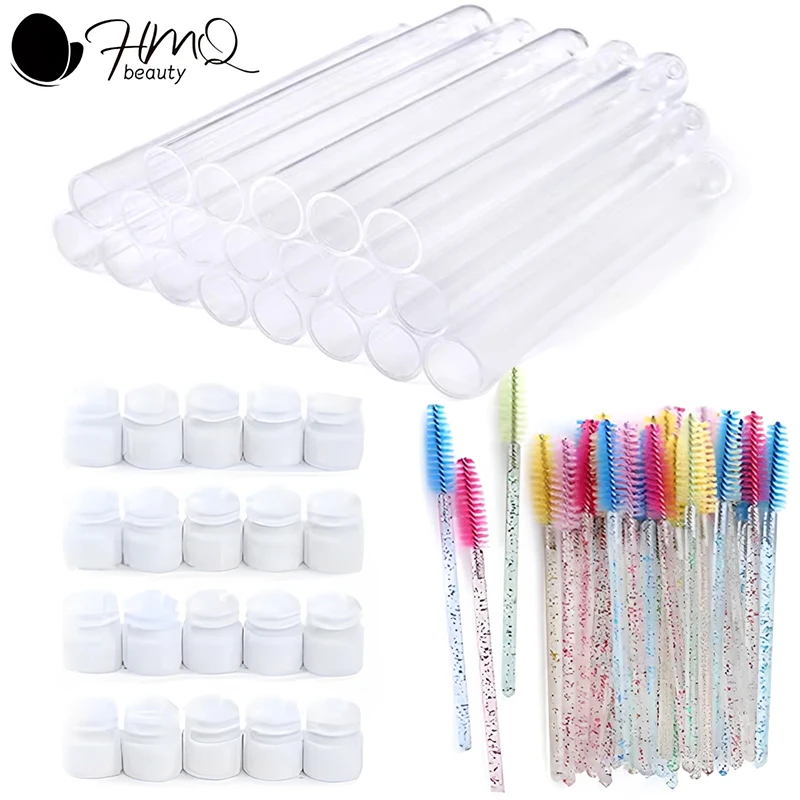 Тюбик кисточки для ресниц с кистью бровей многоразовые палочки туши сменные