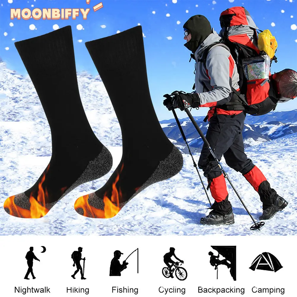 

Breathable Warm Sock for Unisex Thermostatic Knee-heigh Socks Compression Sports Stockings for Winter Running Hiking