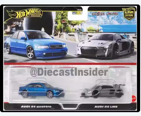 Фото Оригинальный автомобиль Hot Wheels Team Transport, литая под давлением модель автомобиля 1/64 carro 2001, BMW M3 GTR Porsche 718 Datsun Audi R8 Nissan sileighty AMC №3