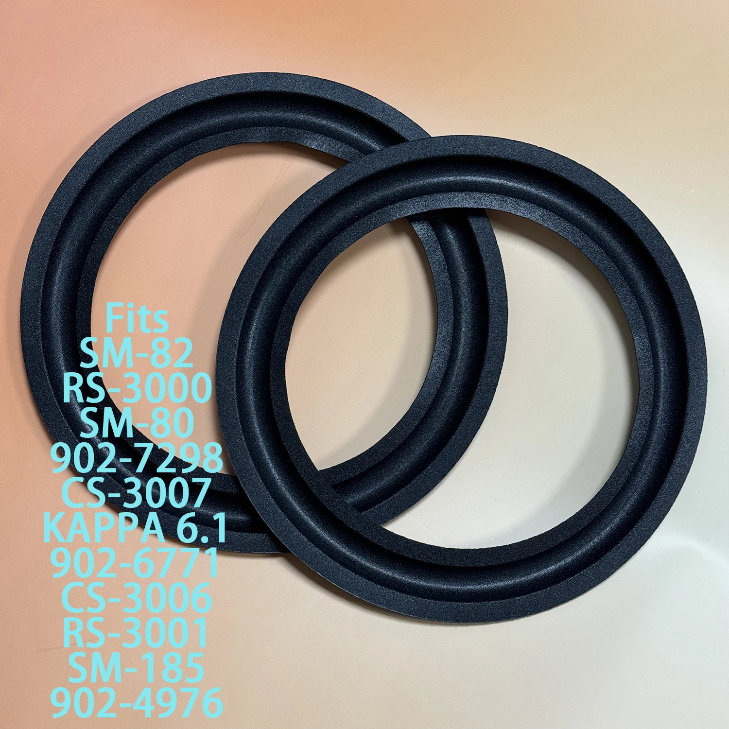 Фото Подходит для JBL SM-82 RS-3000 SM-80 902-7298 CS-3007 KAPPA 6.1 902-6771 CS-3006 RS-3001 SM-185 902-4976 8-дюймовый поролоновый подвес для динамиков №2
