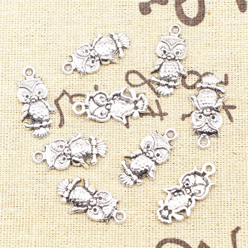 Модные ювелирные аксессуары подвески в виде совы антикварные для ювелирных