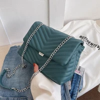 luxury chain woman bag retro designer handbags black pu leather womens shoulder crossbody bags 2022 trend branded female tote