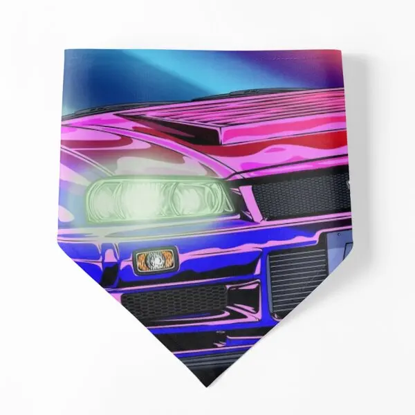 

Бандана для собак и кошек Nissan Skyline Gt R R34 Vaporwave