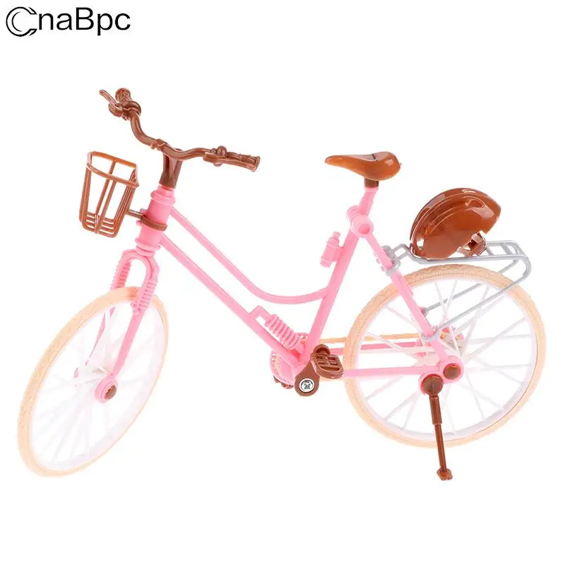 

Mini Pink Bicycle Model Home Decoration Photo Taking Props Bike Toy Simulation Collection Play House Toys For Gril Gift