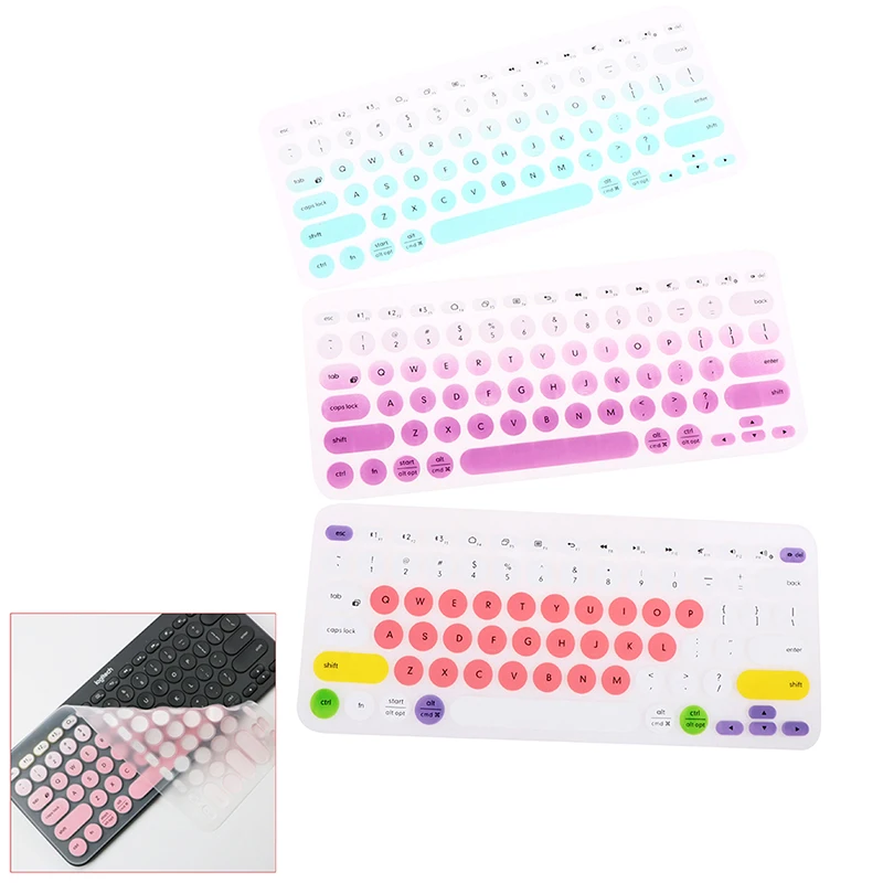 

Silicone Film TPU Protector Skin Case Keyboard Cover for Logitech K380