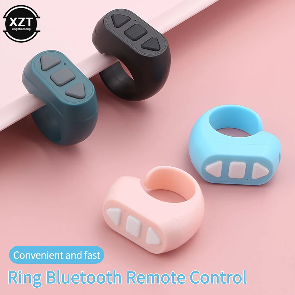 

2023 Mobile Phone Bluetooth Remote Control For TikTok Ring Fingertip Selfie Video Controller Automatic Page Turner Browsing