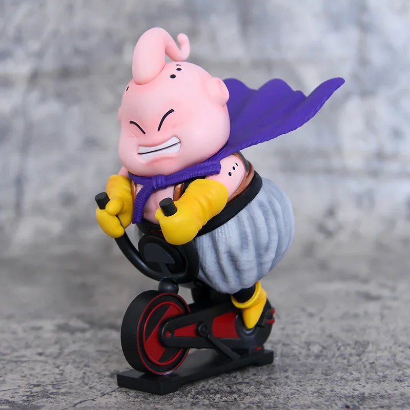 

Dragon Ball Anime Figure Cute Buou Fitness Weight Loss Desktop Ornament Collect Surroundings Statue Model Toys Christmas Gift