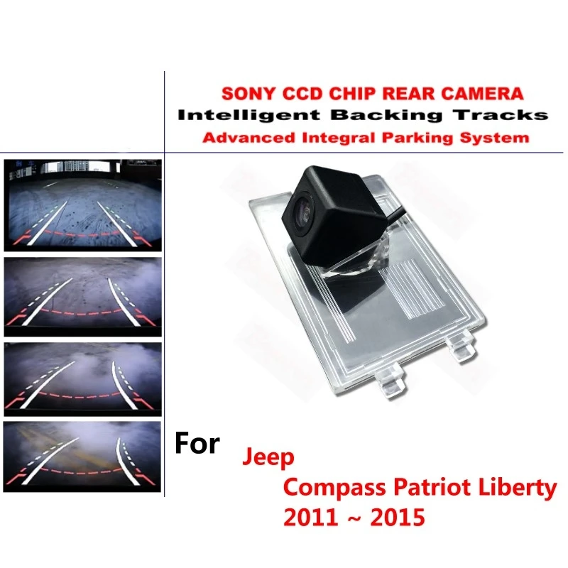 

Для Jeep Compass свобода патриота 2011 ~ 2015 Автомобильная камера заднего вида задняя камера заднего вида Автомобильная задняя парковочная камера ночного видения Водонепроницаемая HD