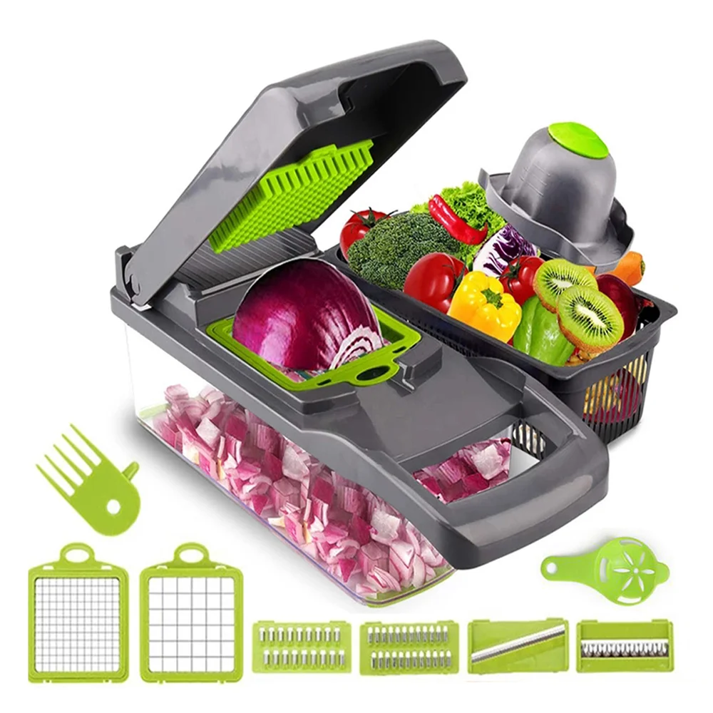 

Vegetables Slicer Artifact Multifunctional Manual Rotary Cheese Grater Cutter Shredder Potato Slicer Egg Strainer Kitchen Gadget