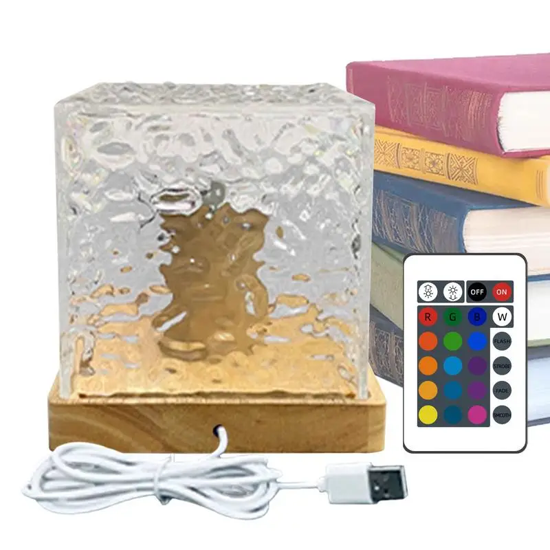 

Компактная декоративная лампа в виде пульсации, ночное освещение для кабинета, прикроватный столик, журнальный столик, вход, 16 цветов