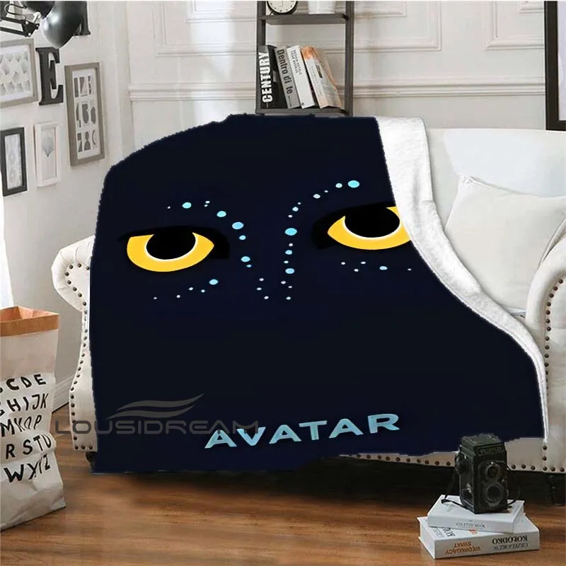 

World of Avatar Movie Poster Plush Blanket Four Seasons Sofa Office Bedding Travel Flannel Rest Soft Blanket Cover