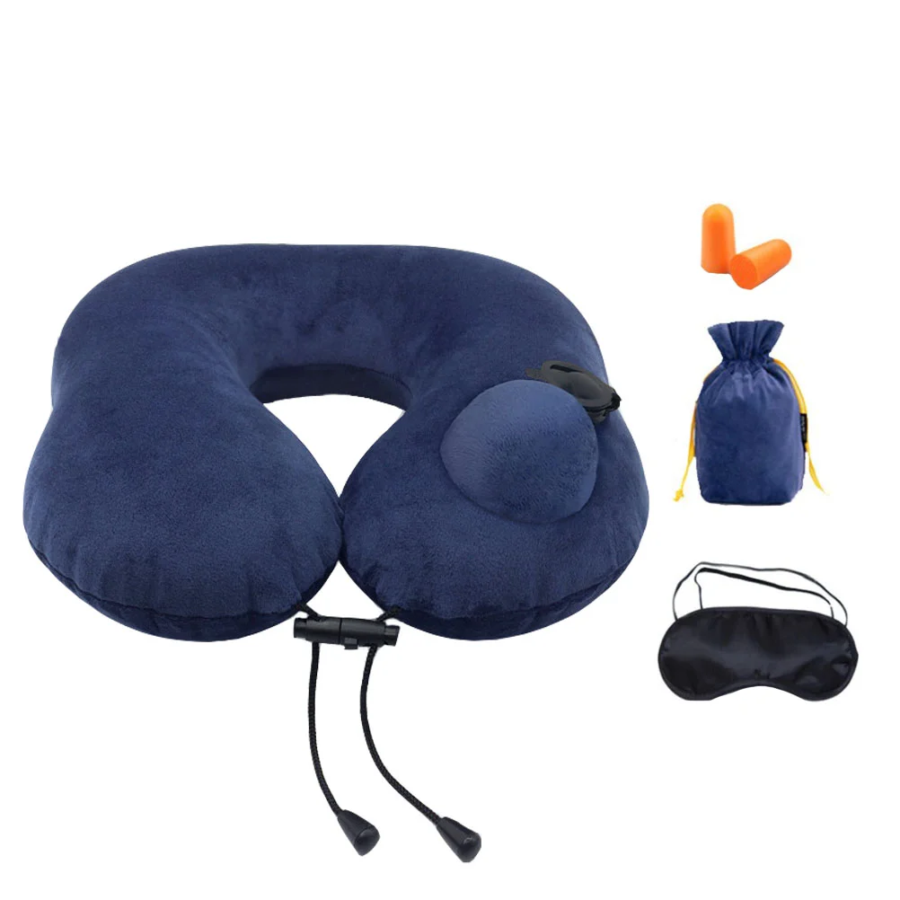 

Pillow Neck Cushion Travel Support Inflatable Car Sleeping Airplane Memory Pillowsbreathable Cervical Headrest Shoulder Portable