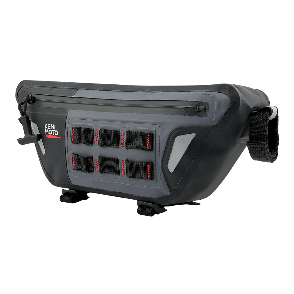 

Сумка на передний руль мотоцикла, 2 л, водонепроницаемая прочная сумка для хранения инструментов из ПВХ, органайзер для приключенческих туристических внедорожных мотоциклов