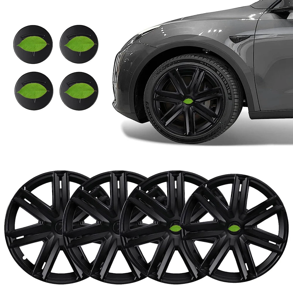 

4pcs For Tesla Model Y Wheel Cover 18/19 Inch Hubcaps Wheel Hub Caps Oem Rim Protectors