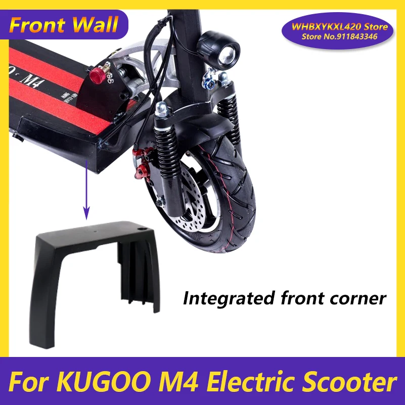 

10 Inch Electric Scooter Front Wall for KUGOO M4 Electric Scooter Front Cover Traction Hook Accessories Skateboard Parts