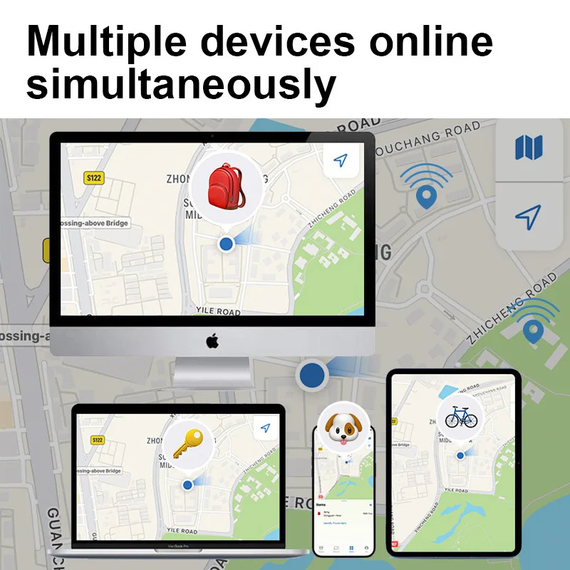 Мини GPS-трекер для iOS Find My App Smart Tag Key Finder Airttag Locator домашнего животного