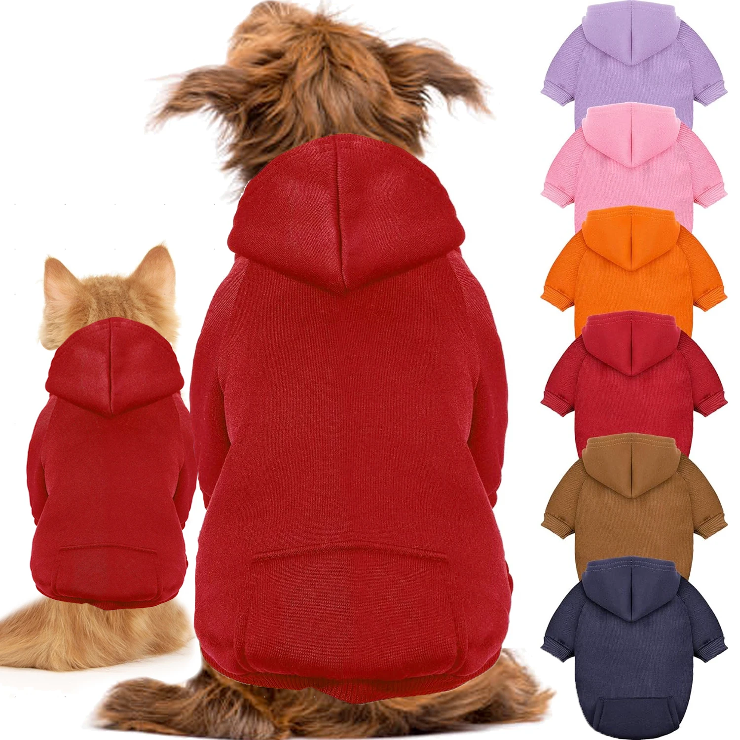 

Зимняя толстовка с капюшоном для собак, пальто для маленьких и средних собак, куртка для щенков и кошек, одежда для чихуахуа, костюм Французского бульдога