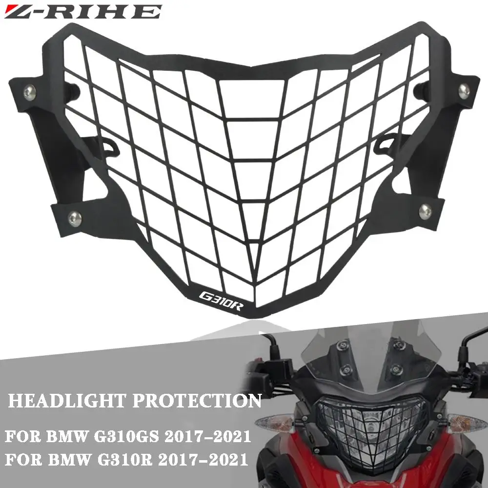 

Motorcycle Accessories Headlamp Cover For BMW G310GS G310R G 310 GS 2017-2021 2020 2019 G310 GS Headlight Protector Cover Grill