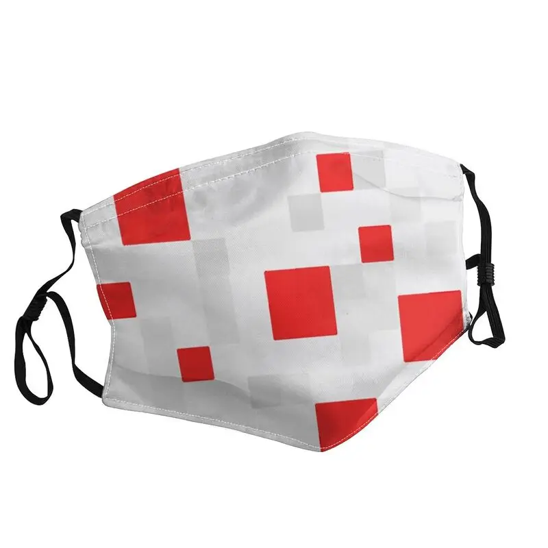 

Minecrafts Cake Mask Anti Haze Dustproof Adjustable Cube Video Game Face Mask Protection Cover Men Respirator Mouth-Muffle