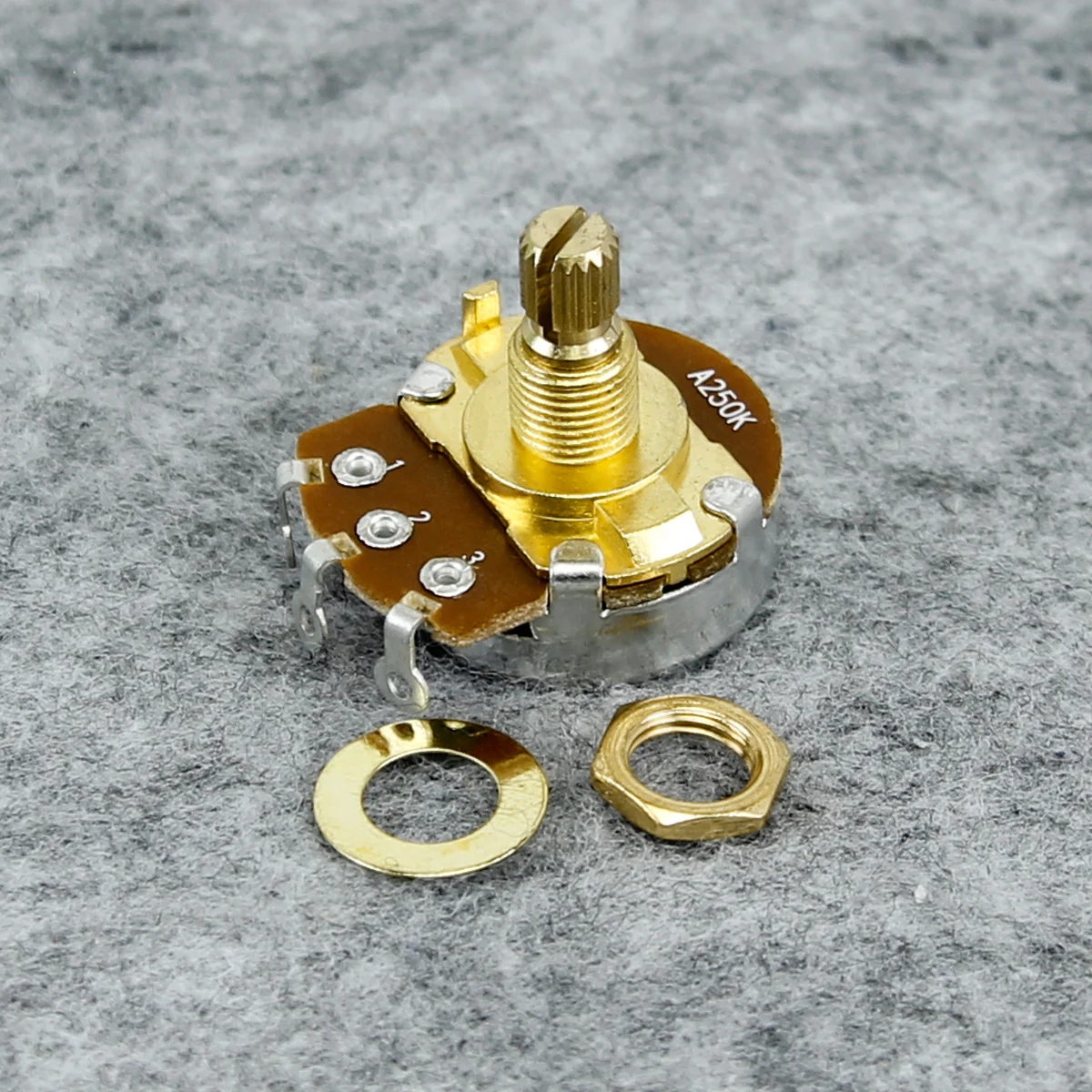 FLEOR 4 шт. 250 К/500 К потенциометр электрогитара 15 мм короткий разъем вал регулятор