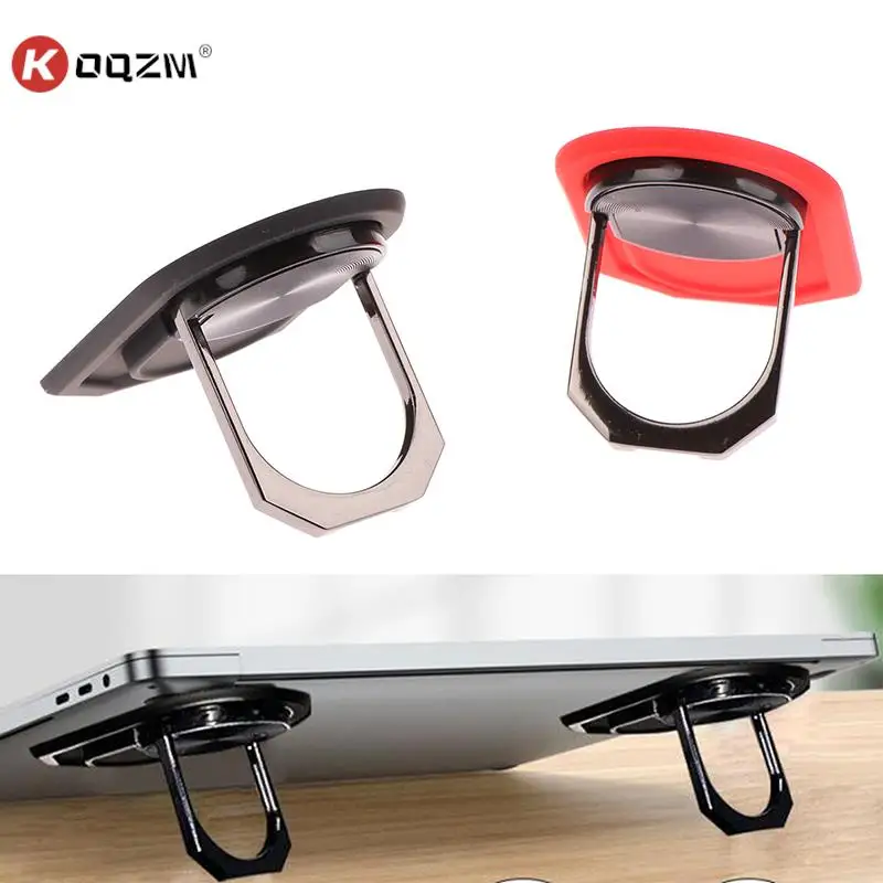 

2PCS Invisible Mini Portable Cooling Stand Feet For Tablet Keyboard Zinc alloy Foldable Laptop Non-slip Base Bracket Support