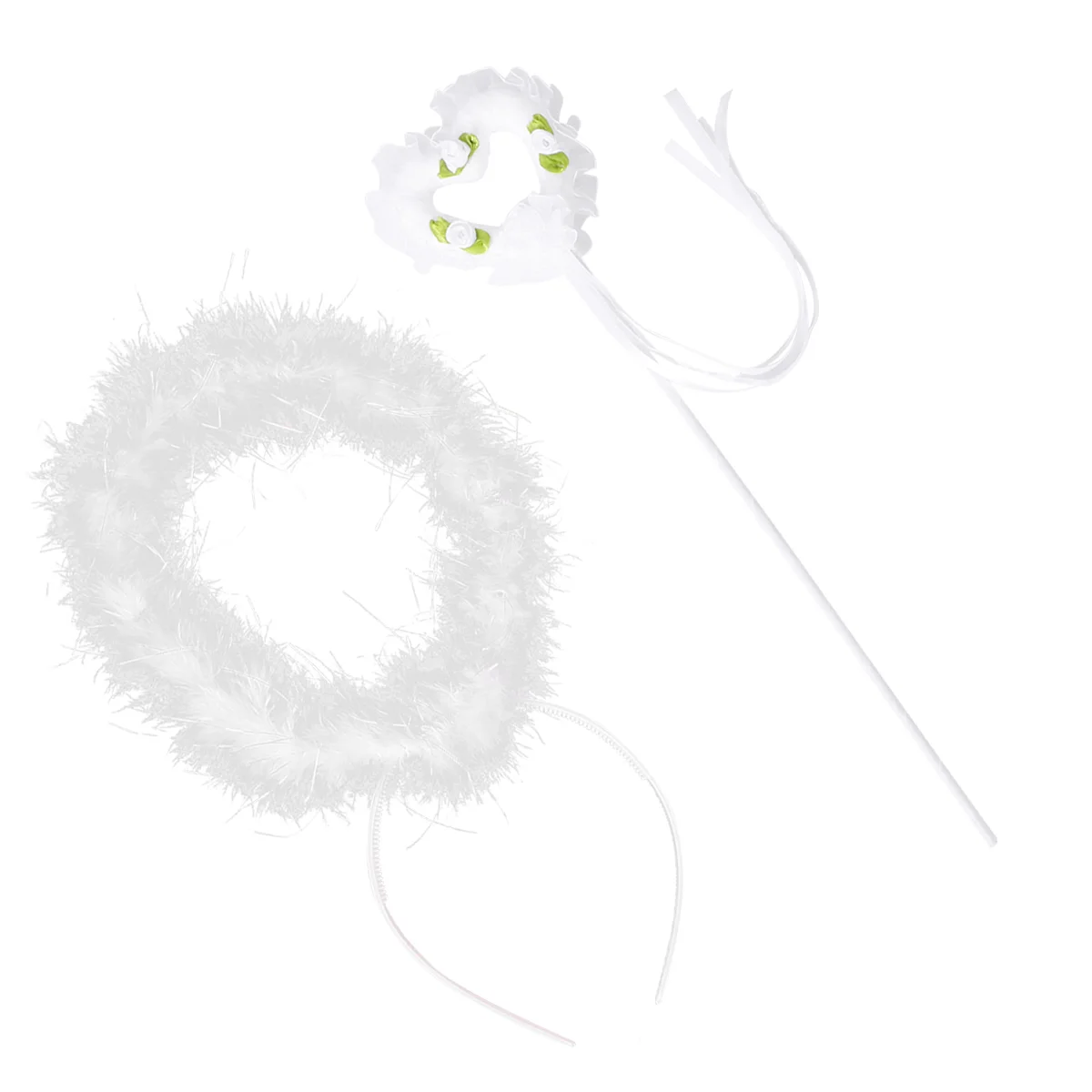 

Angel Headdress Stick Costume Party Performance Headgear Fairy Wand Teen Girls Clothes