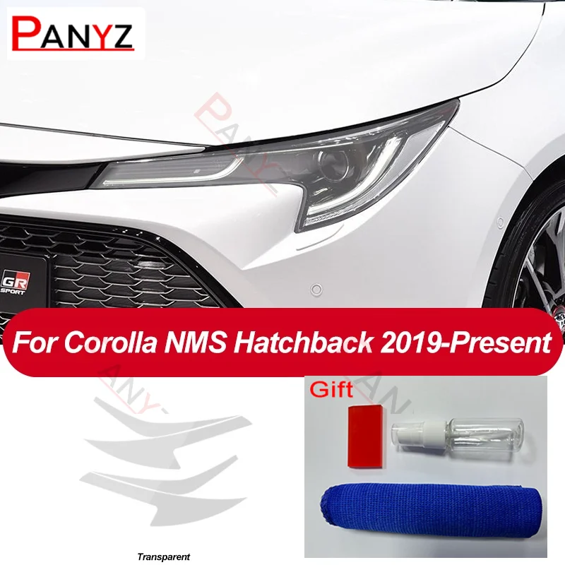 

Для Toyota Corolla E210 2019 2020 NMS 2014-2018 Защитная пленка для автомобильных фар Прозрачная черная наклейка из ТПУ