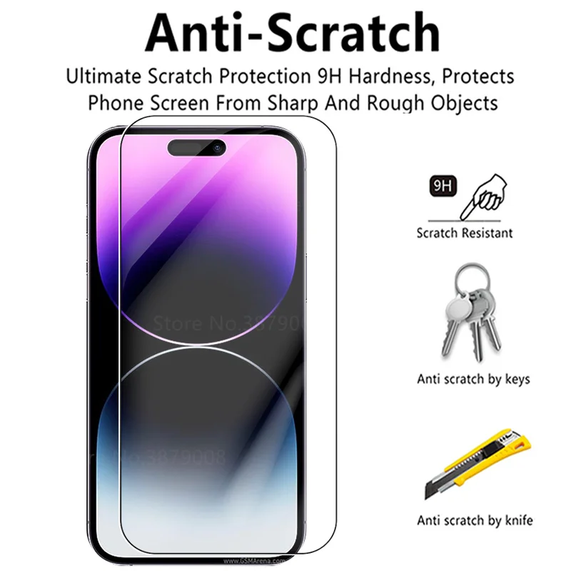 6in1 Tempered Glass For IPhone 14 13 Pro Max Protective Glass For iphone13 13 mini 14pro max Screen Camera Lens Protection Film