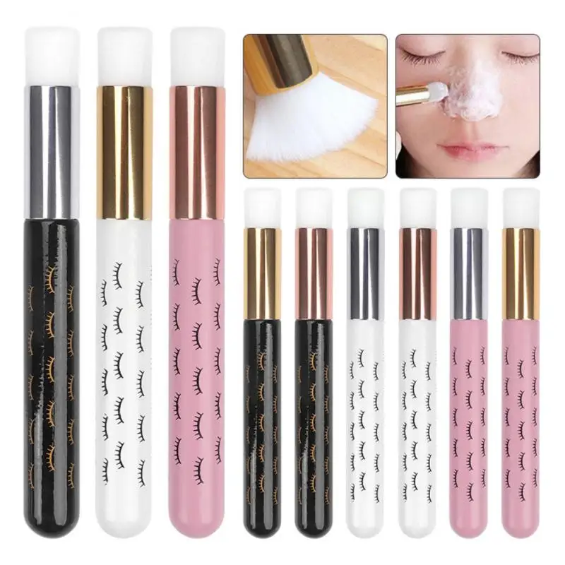 

1pc Nose Brush Mousse Brush Cleansing Brush Pore Cleaner 9.7cm Nose Wash Brush Acne Blackhead Brush Facial Cleaning Tools