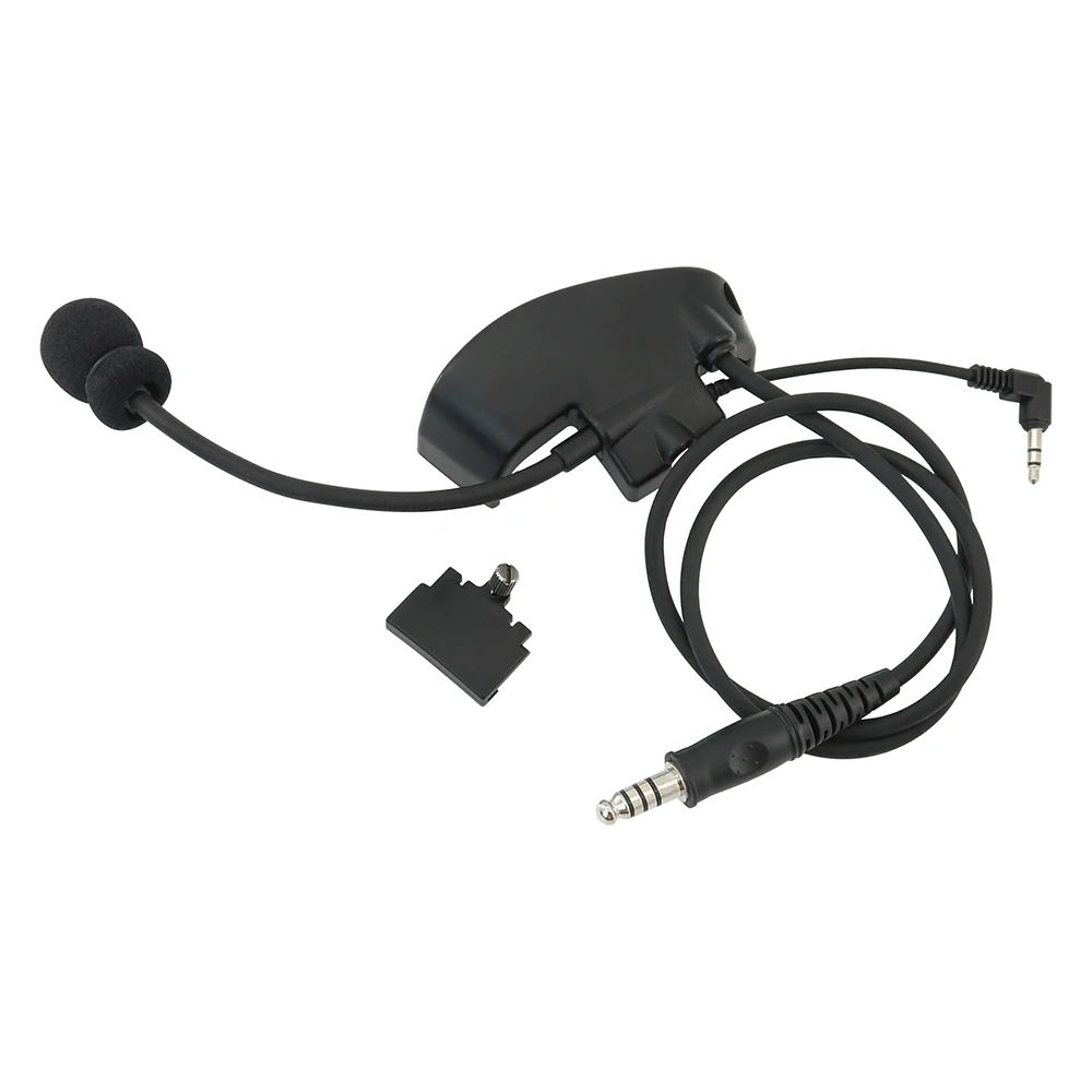 External Mic Kit for Howard Leight Impact Sport Electronic Shooting Earmuff Hearing Protection Tactical Airsoft Shooting Headset
