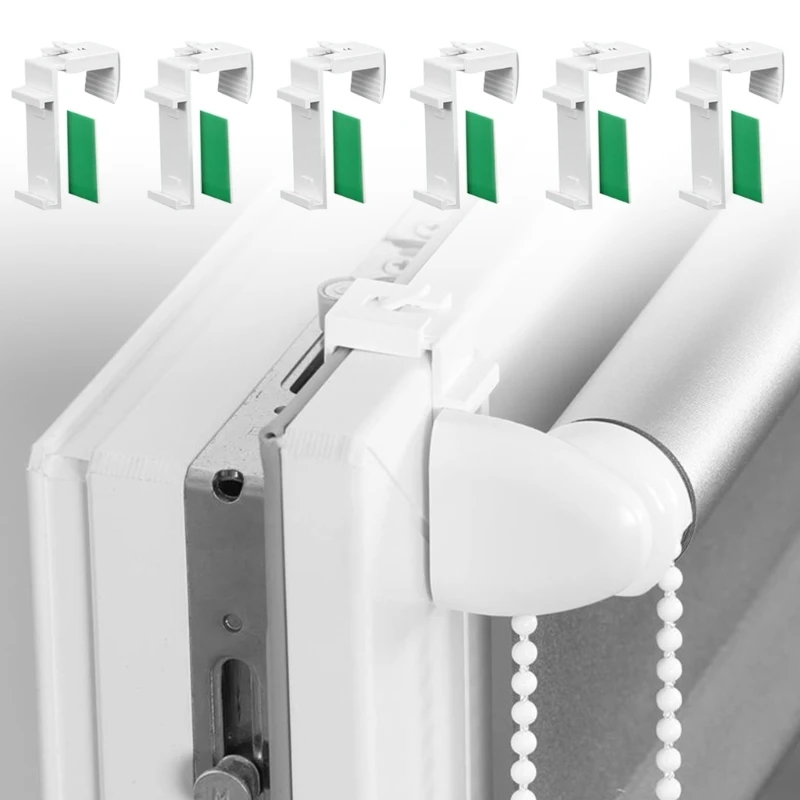 20/60 шт. крепежные кронштейны для рулонных штор регулируемые простая установка