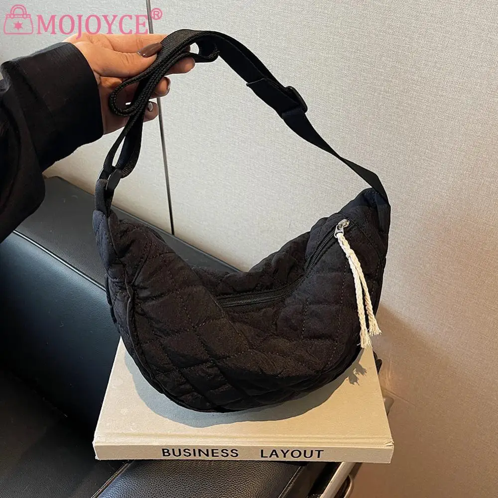 Модная стеганая сумка через плечо стильная для пельменей регулируемый ремень в