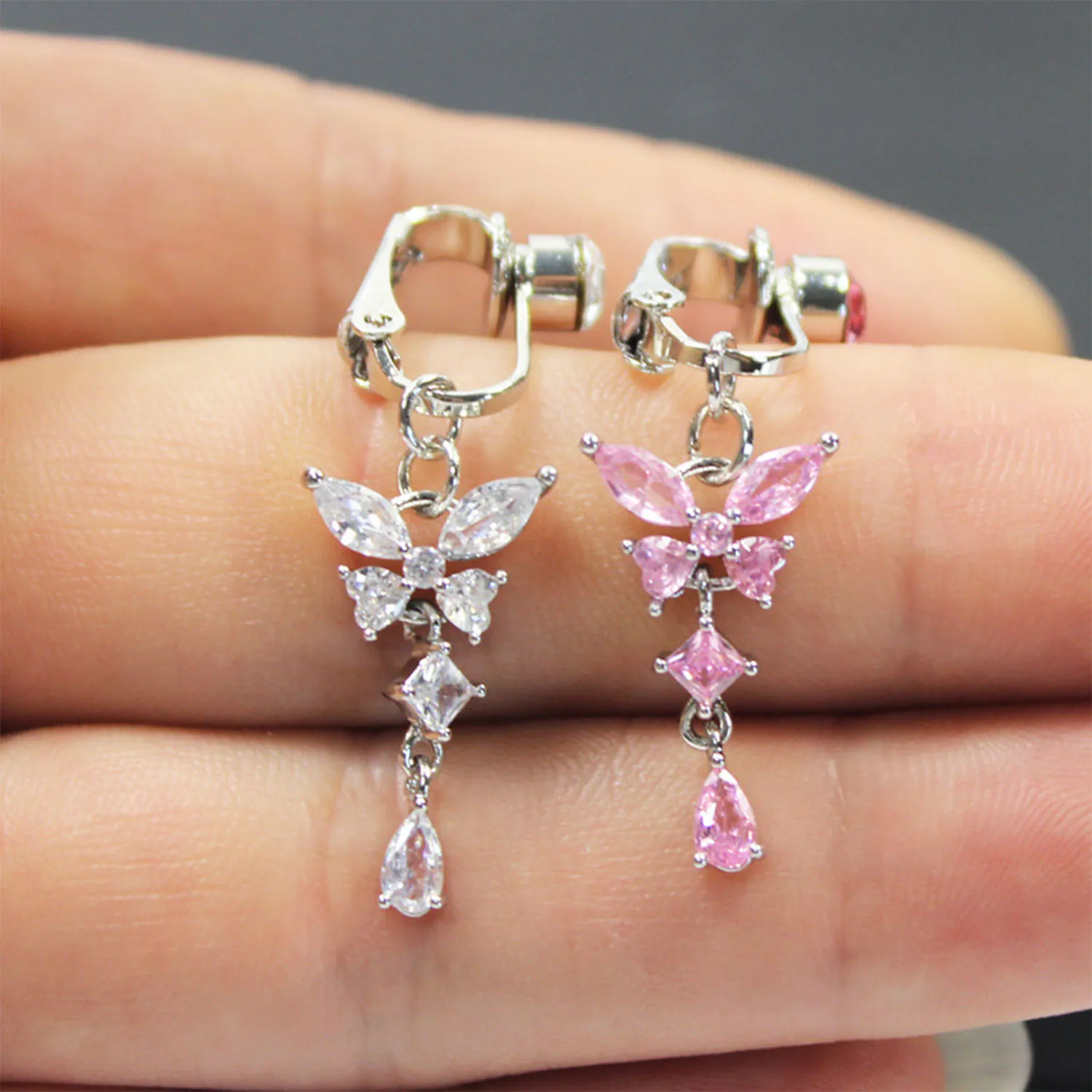 Новинка кольцо-бабочка для пупка женское кольцо живота