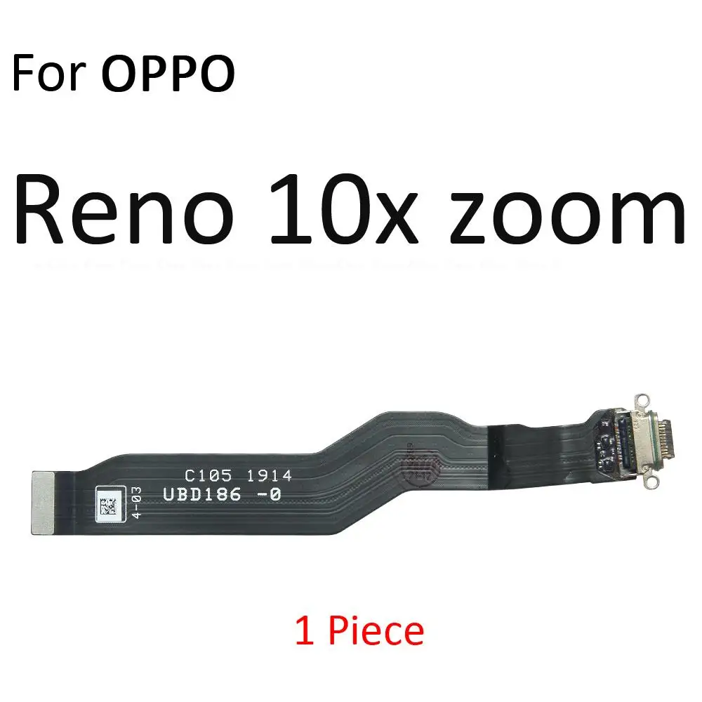 Док-станция для зарядного устройства, USB-порт для зарядки, разъем для микрофона, гибкий кабель для OPPO Reno3 Reno2 Reno 10x zoom Pro F Z Ace Ace2 (art.: 3920cdb49daed) - 3920cdb49daed