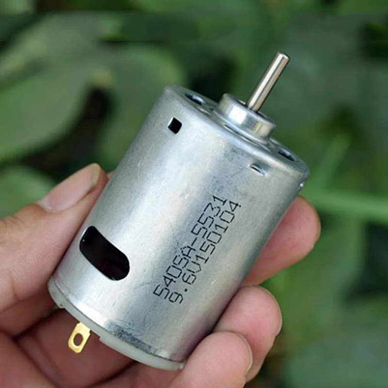 RS-540SA-5531 двигатель постоянного тока 6 в 7,4 в 9,6 в 21500 об/мин, высокая скорость, высокая мощность, большой крутящий момент, электрическая дрель, садовый инструмент, двигатель пылесоса