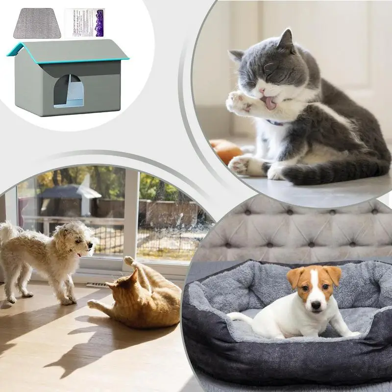 Охлаждающий домик для кошек домики собак вентиляция легко чистится и сборка