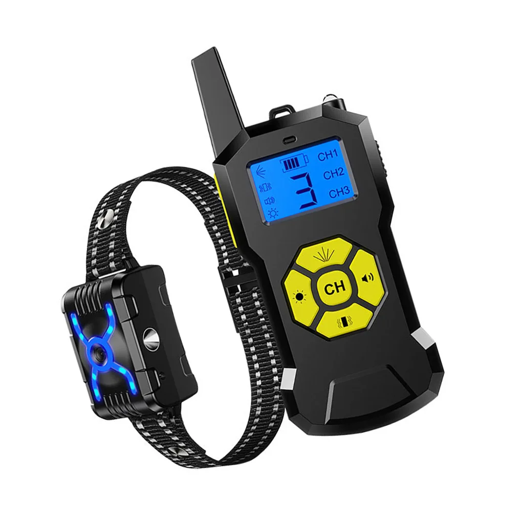 

T500 Citronella Spray Dog Training Collar Remote Anti-Bark Bark Shock Night Tracking Equipment for Medium Dogs