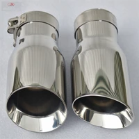 1 piece stainless steel universalexhaust system end pipe car exhaust tip car universal muffler