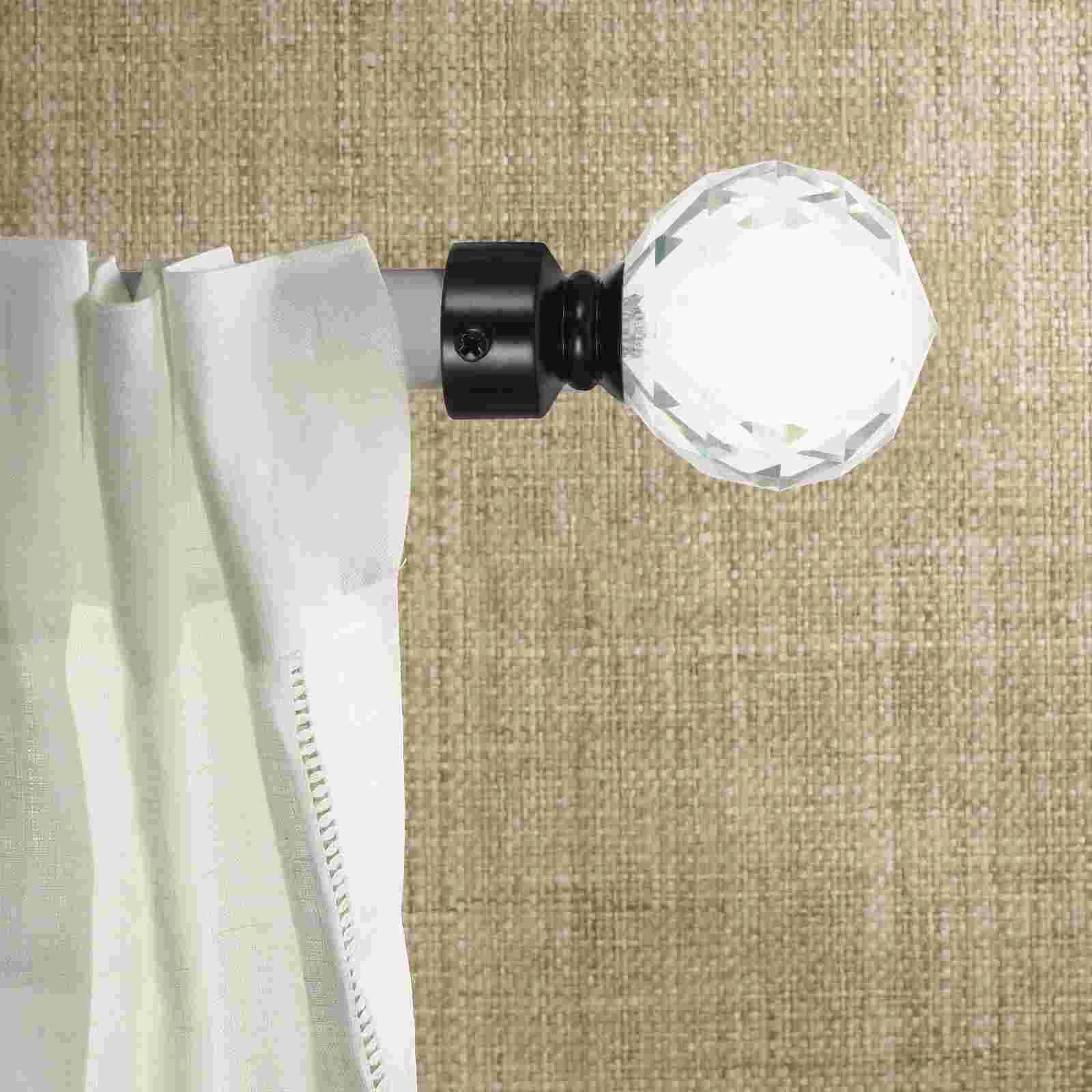 

Curtain Rod Finials End Drapery Ends Pole Plug Head Window Cap Crystal Decorativerods Accessories Finial Caps Rail The Shower