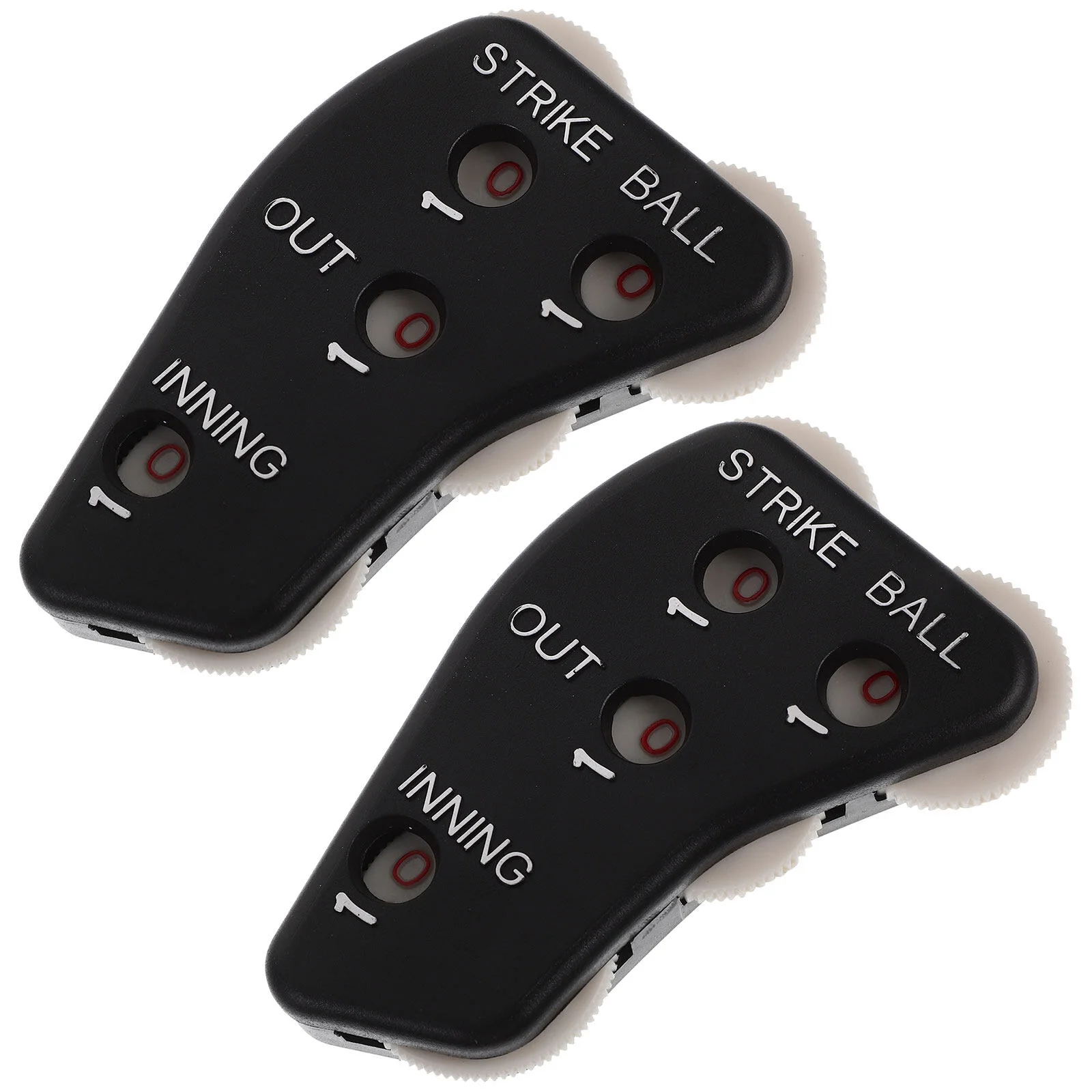 

2Pcs Portable Umpire Clicker Plastic Baseball Scoring Device Handheld Umpire Indicator Convenient Baseball Counter