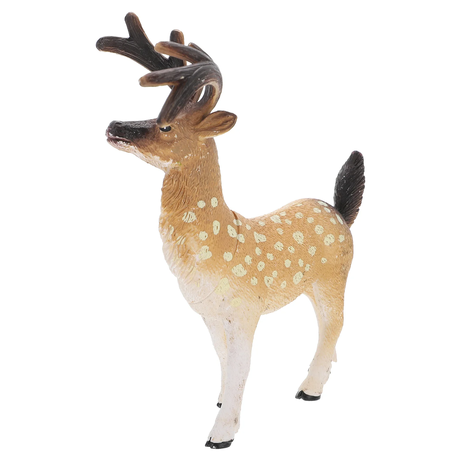 

Vivid White-tailed Deer Model Delicate Desktop Decoration Chic Deer Adornment