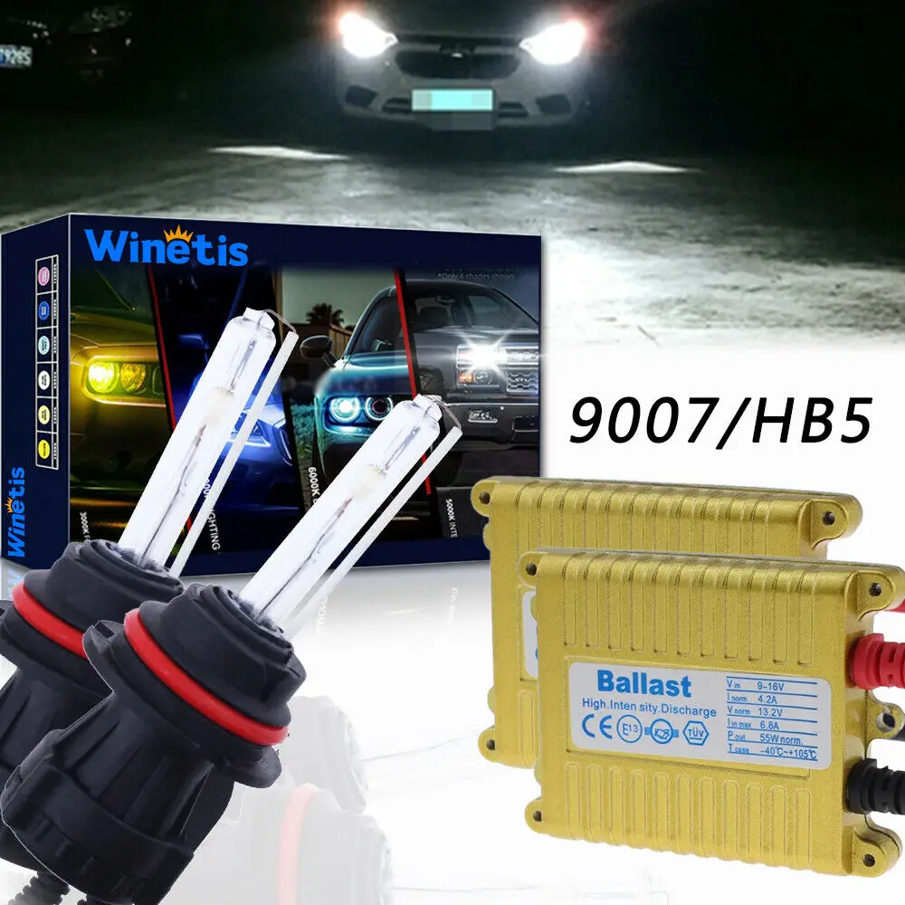 

55 Вт 9007 Биксеноновые Hid лампы фар для Ford F150 1992-2003 F250 92-2004 белый