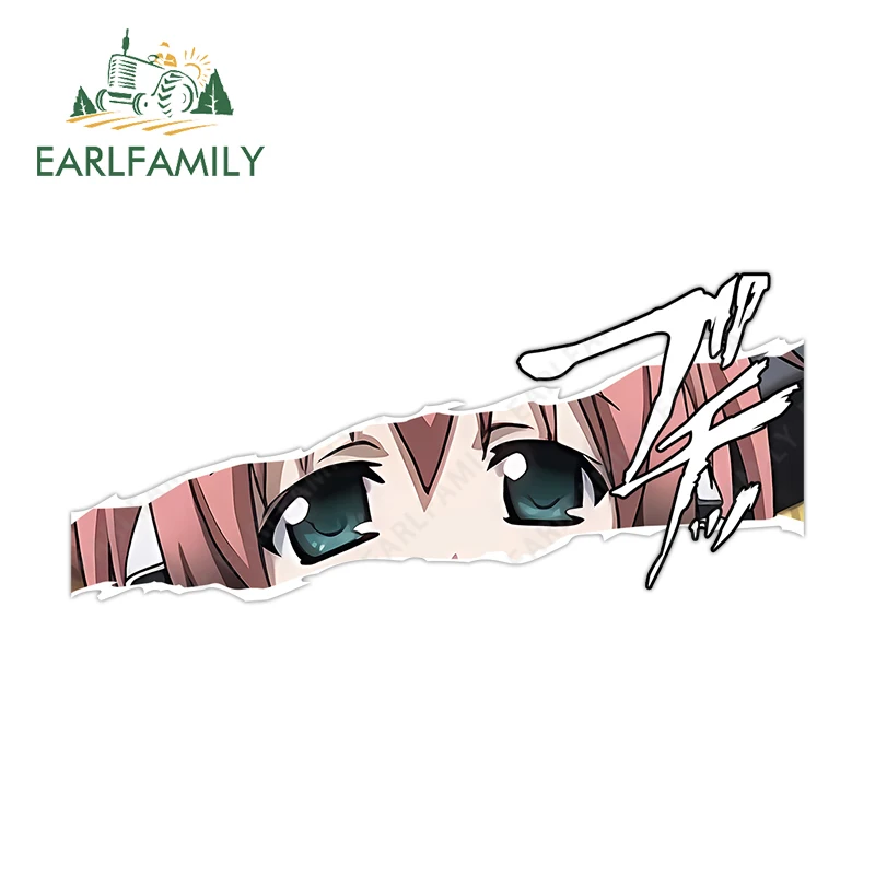 EARLFAMILY Аниме-наклейка Sora No Otoshimono Ikaros Reflective Peeker Big Head на автомобиль, виниловая, для заднего стекла и багажника, JDM (art.: 3920db4fd9733) - 3920db4fd9733